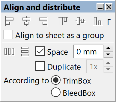 Zarovnat a rozmístit