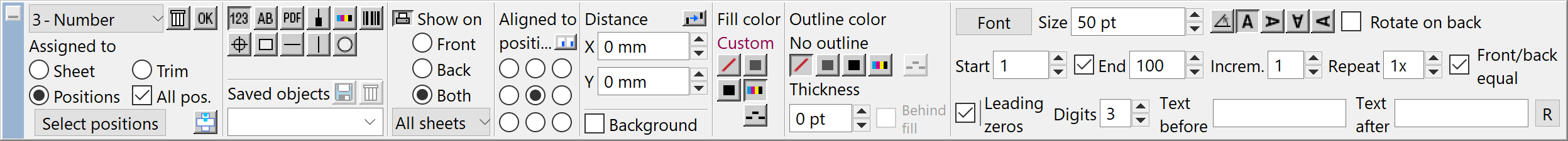 Info paleta montáže