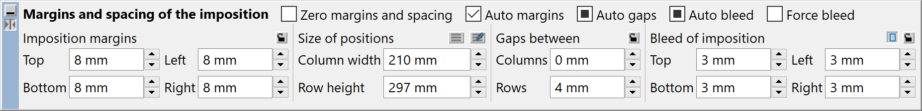 Info paleta montáže